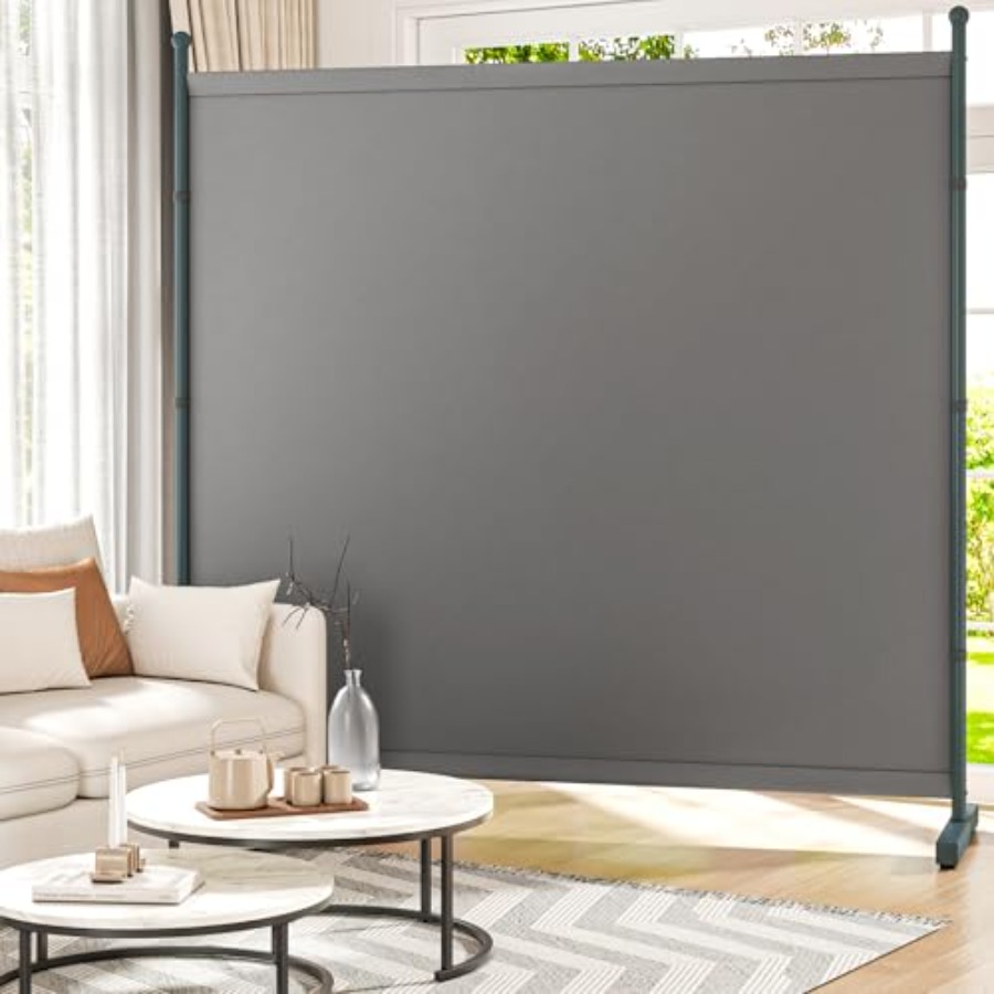 Partition Screen Divider - 6Feet Extra Thick Single Panel Room