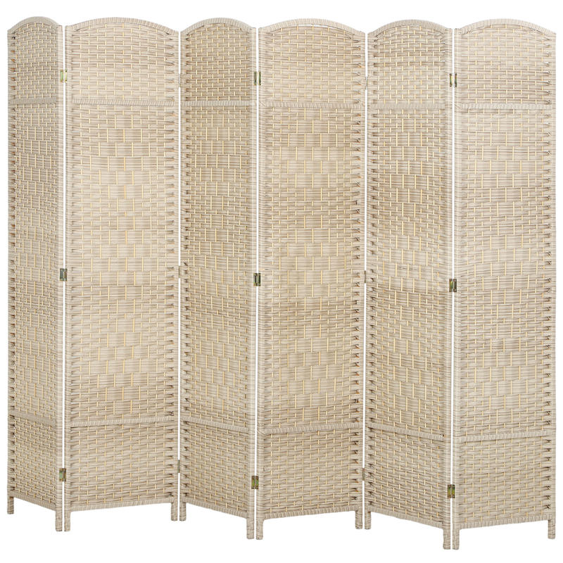 Partition Screen Divider - HOMCOM Folding Room Divider Screen 6
