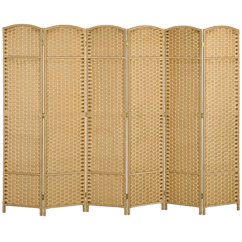 Partition Screen Divider - HOMCOM Folding Room Divider Screen 6