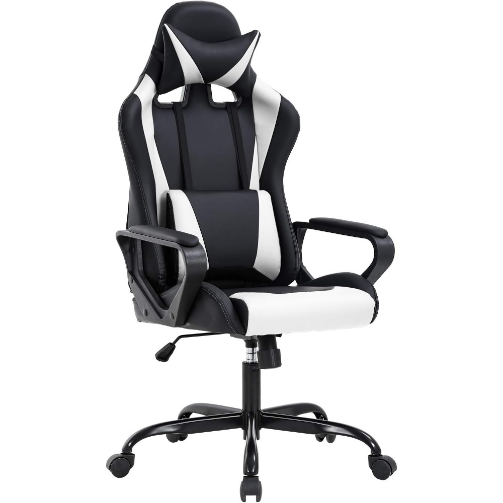 Gaming Desk With Hutch - BestOffice High-Back Gaming Chair PC Office