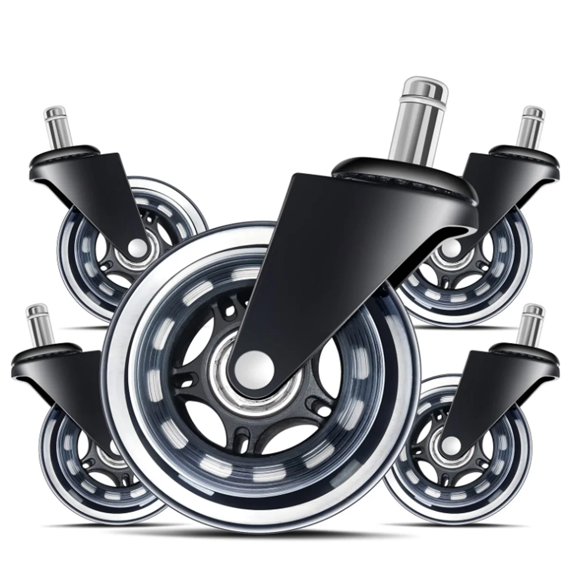 Office Furniture Hardware - 5PCS Office Chair Caster Wheels 3