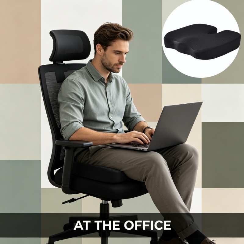 Orthopedic Massage Travel Seat – обзор и цена Visitor Chair Padded