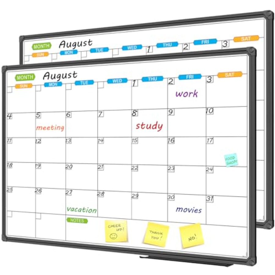 Dry Erase Calendar Whiteboard  – обзор и цена Magnetic Whiteboard Calendar