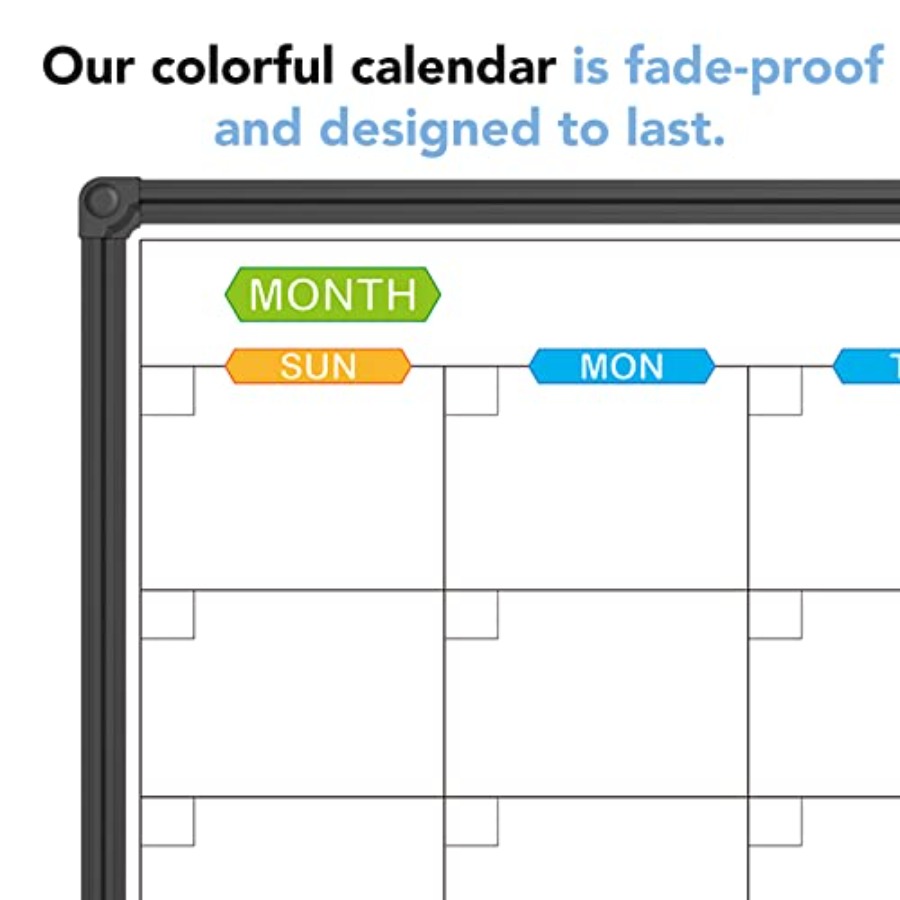Dry Erase Calendar Whiteboard  – обзор и цена Magnetic Whiteboard Calendar