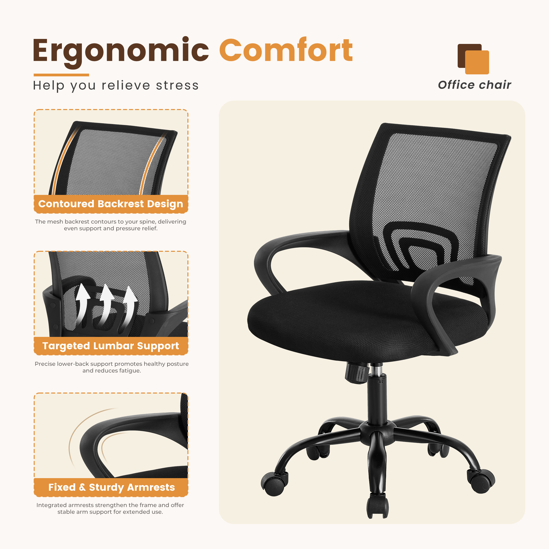 JHK Ergonomic Fixed Armrest Of – обзор и цена Gaming Desk With Hutch