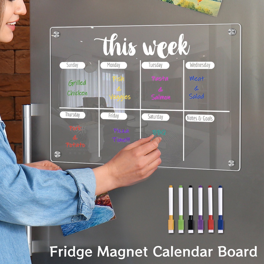 Fridge Magnet Calendar Board W – обзор и цена Magnetic Whiteboard Calendar