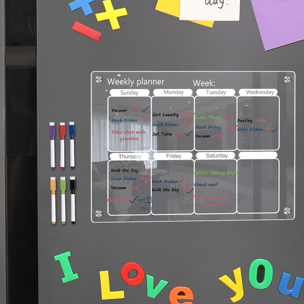Fridge Magnet Calendar Board W – обзор и цена Magnetic Whiteboard Calendar