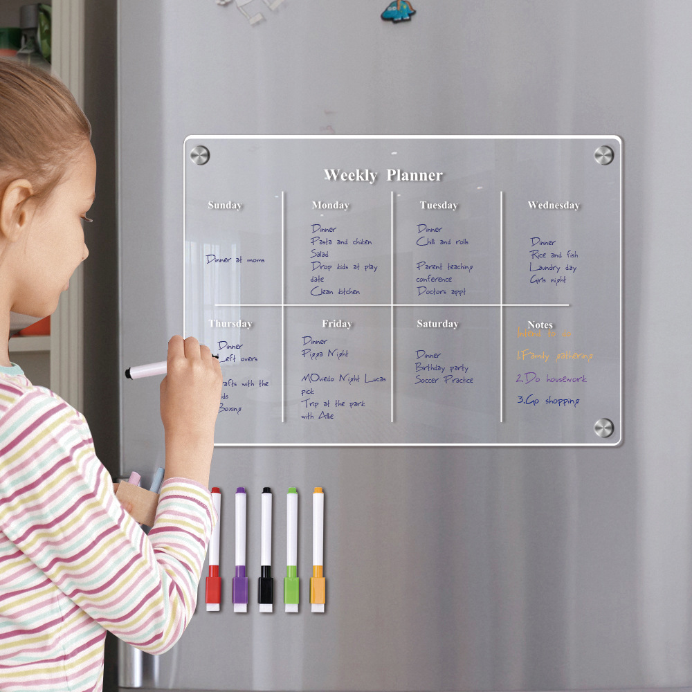 Fridge Magnet Calendar Board W – обзор и цена Magnetic Whiteboard Calendar