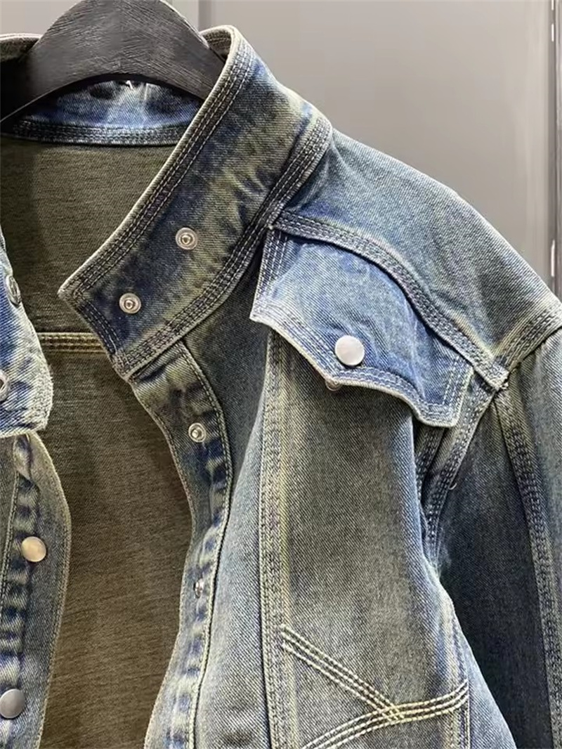 Vintage Short Denim Jacket Wom – обзор и цена Coat Rack Standing