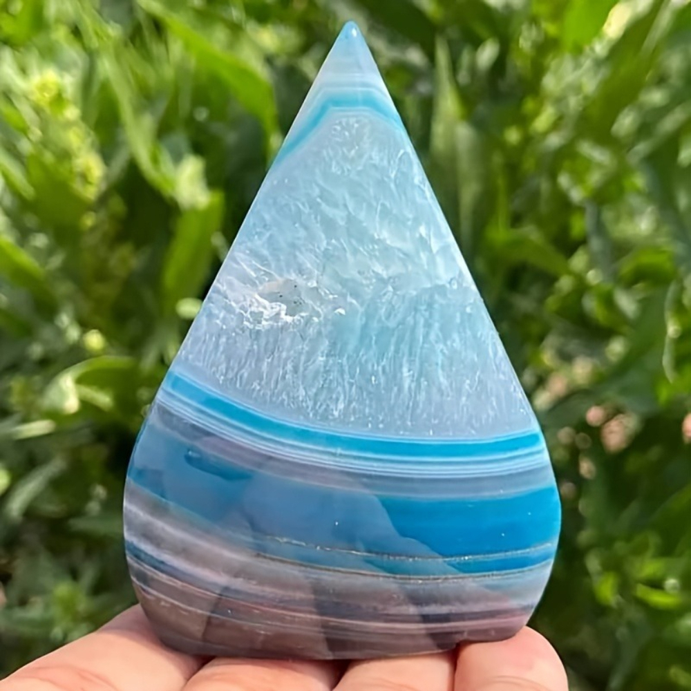 1pc Teardrop Blue Agate Crysta – обзор и цена Office Furniture In China