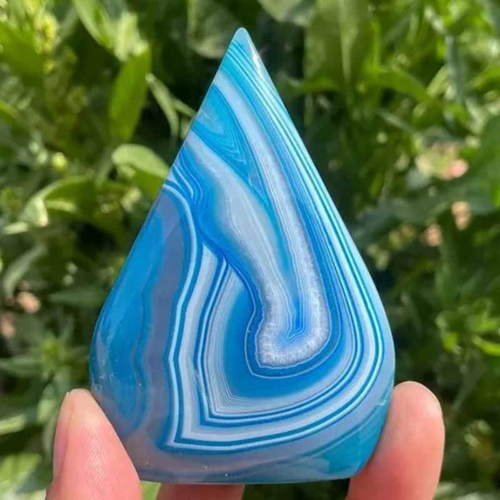 1pc Teardrop Blue Agate Crysta – обзор и цена Office Furniture In China
