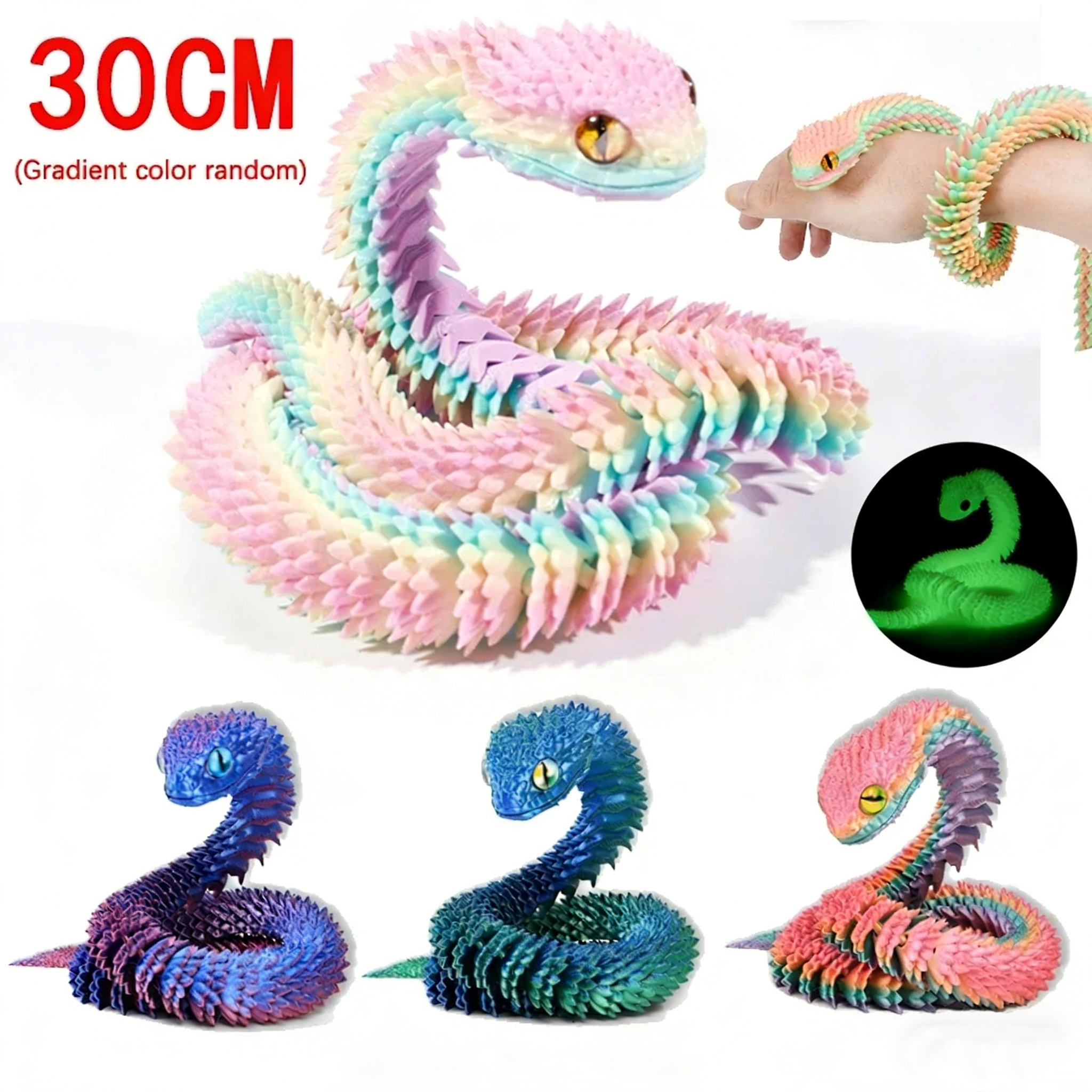3D Printed Snake Decor 30cm Of – обзор и цена Cubicle Shelf Organizer
