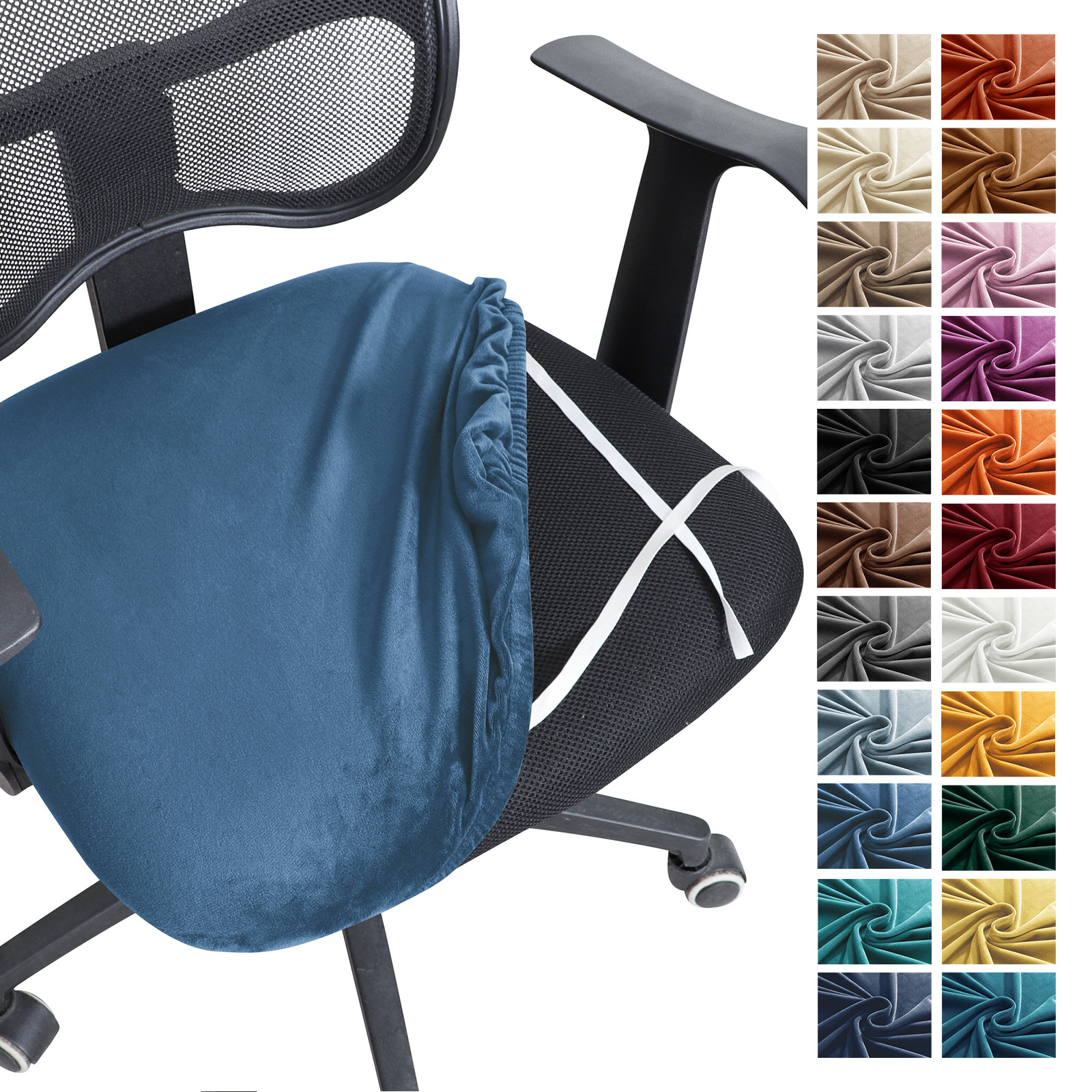 Plush Silver Fox Office Chair  – обзор и цена Visitor Chair Padded