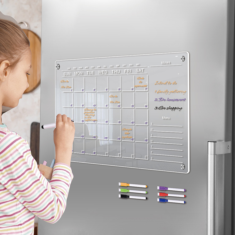 Clear Acrylic Fridge Magnet St – обзор и цена Magnetic Whiteboard Calendar