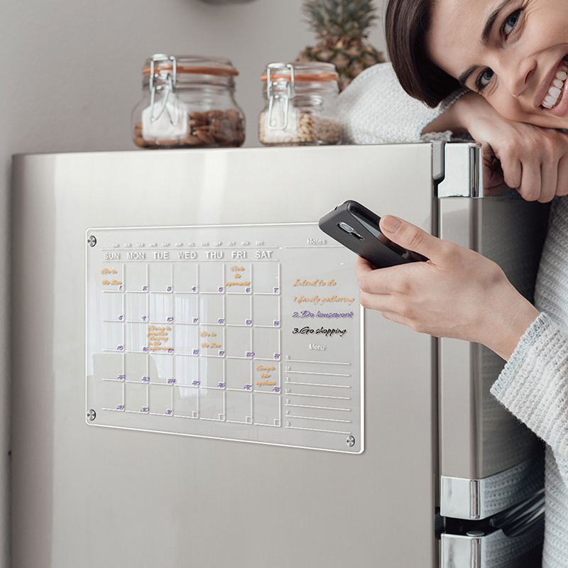 Clear Acrylic Fridge Magnet St – обзор и цена Magnetic Whiteboard Calendar