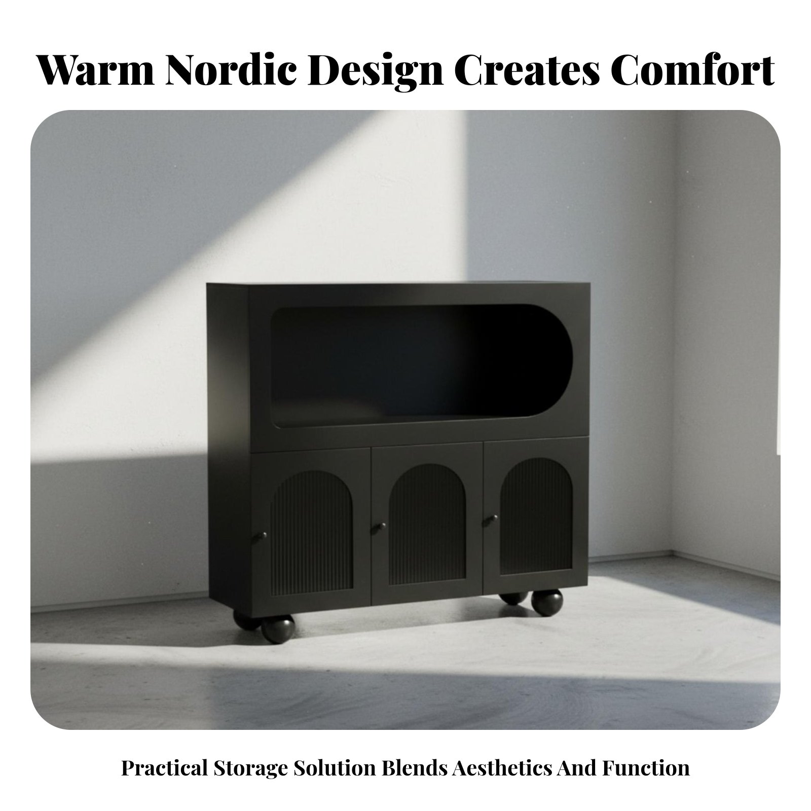 Fluted Door Credenza Multi-Fun – обзор и цена Office Furniture Credenza