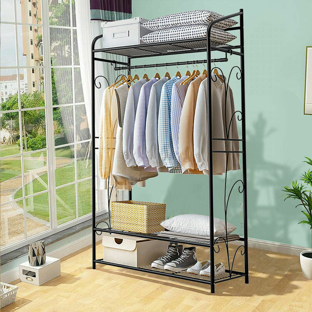 3 Tiers Rail Wire Garment Rack – обзор и цена Coat Rack Standing