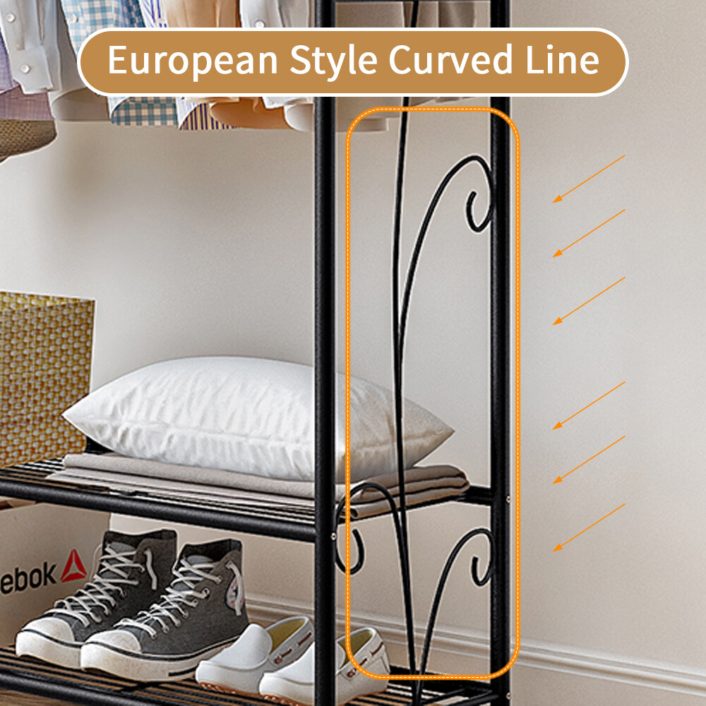 3 Tiers Rail Wire Garment Rack – обзор и цена Coat Rack Standing