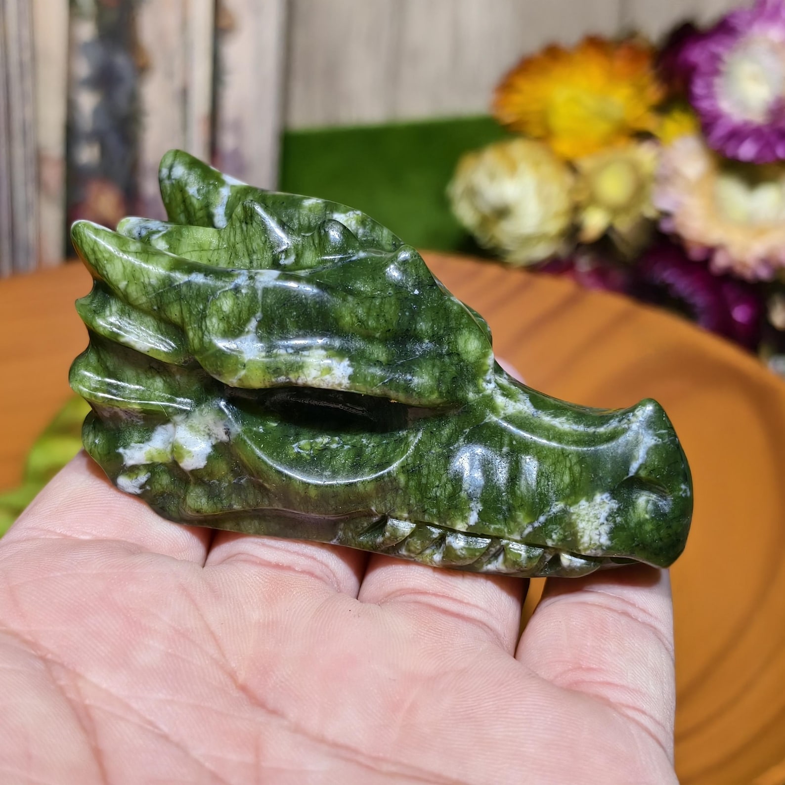 1pc Handcrafted Green Jade Dra – обзор и цена Office Furniture In China