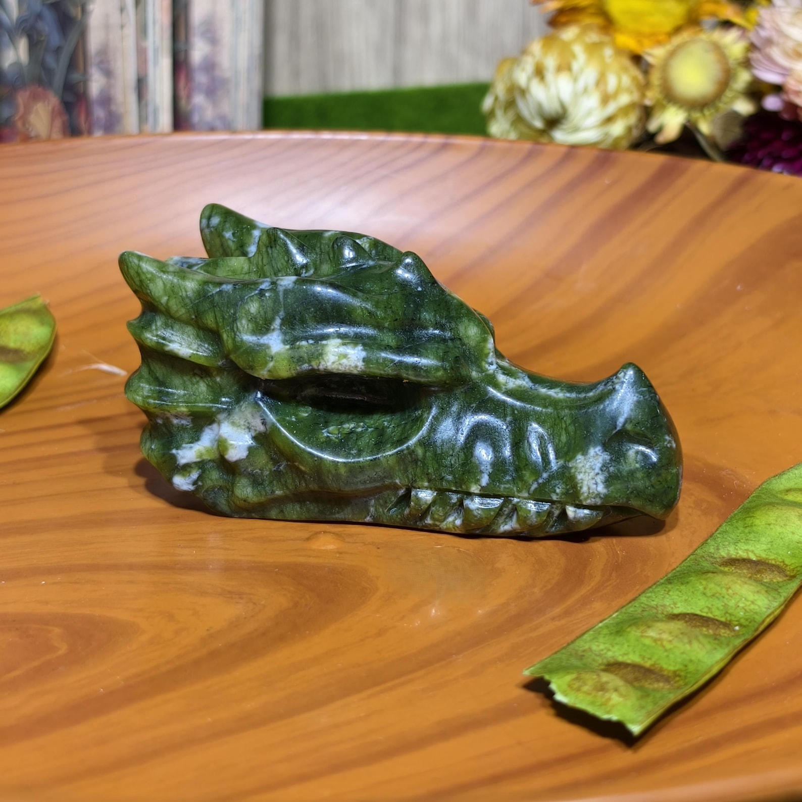 1pc Handcrafted Green Jade Dra – обзор и цена Office Furniture In China