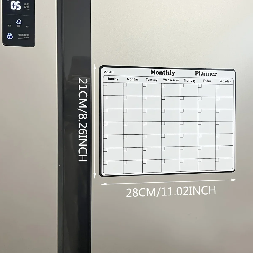 Magnetic Refrigerator Dry Eras – обзор и цена Magnetic Whiteboard Calendar