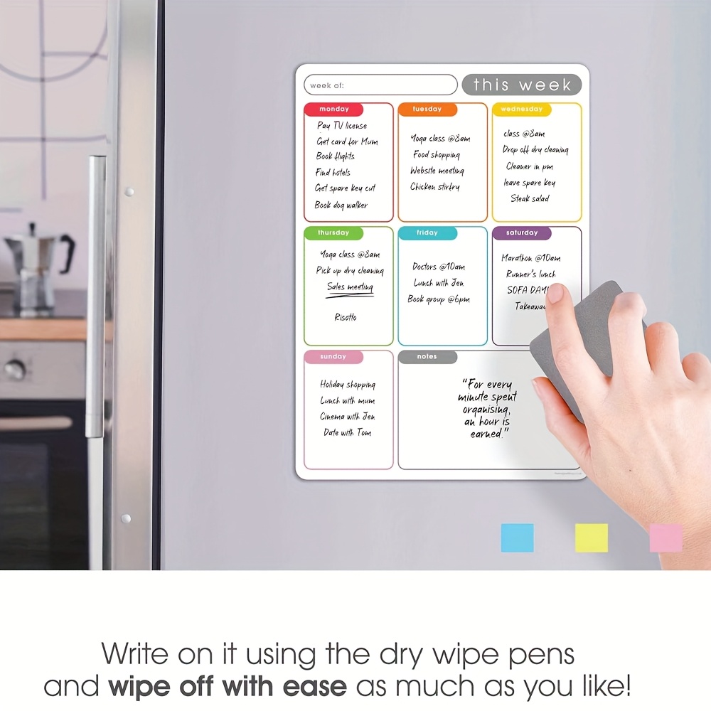A4 Magnetic Weekly Planner, Er – обзор и цена Magnetic Whiteboard Calendar