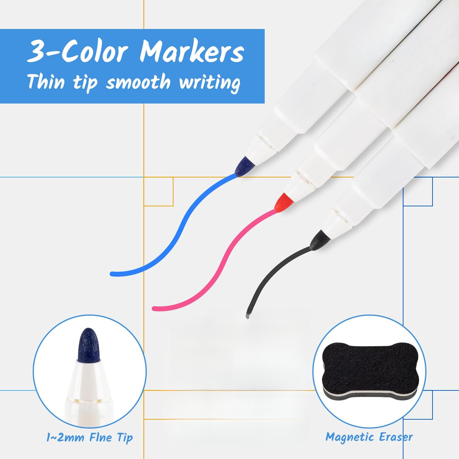 Magnetic Dry Erase Calendar, 1 – обзор и цена Magnetic Whiteboard Calendar