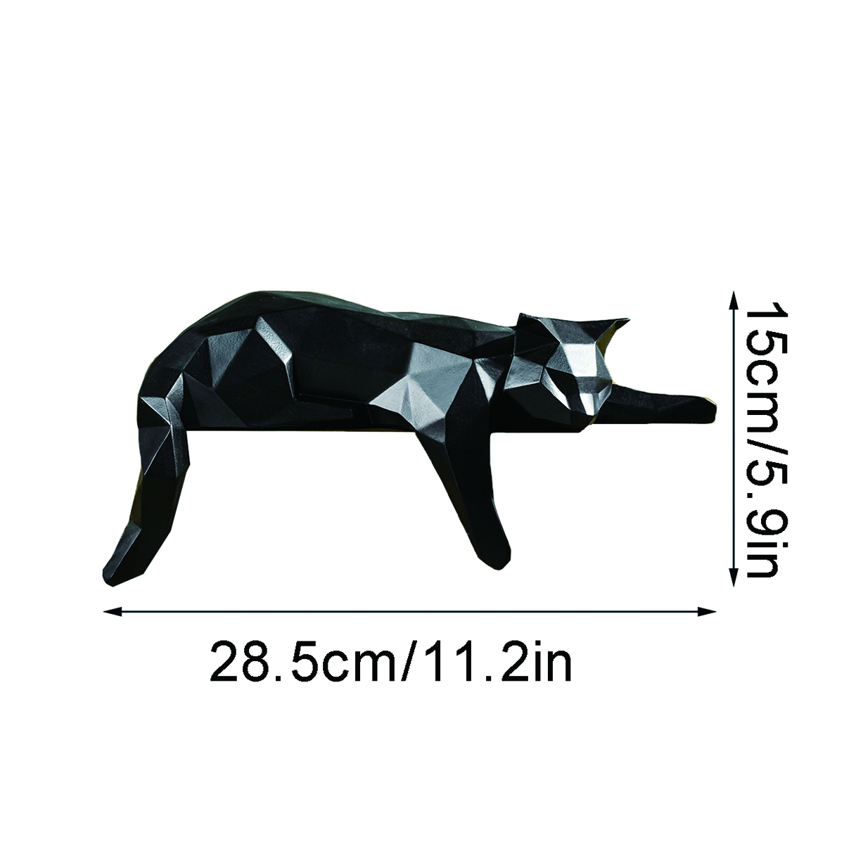 White Black Cat Statue - Geome – обзор и цена Cubicle Shelf Organizer