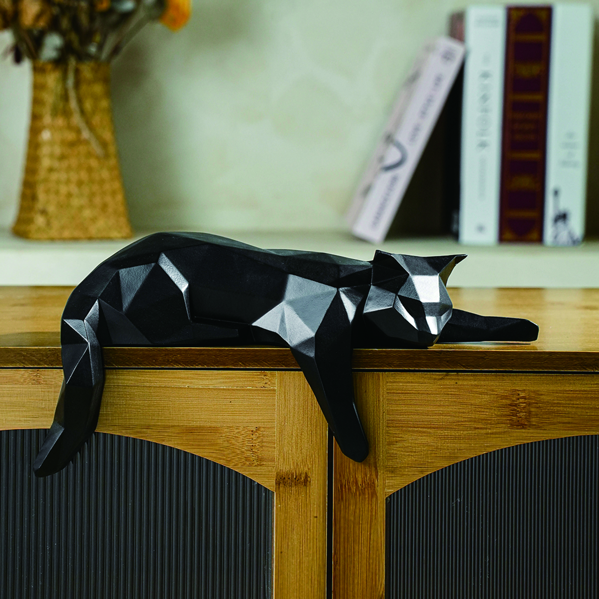 White Black Cat Statue - Geome – обзор и цена Cubicle Shelf Organizer