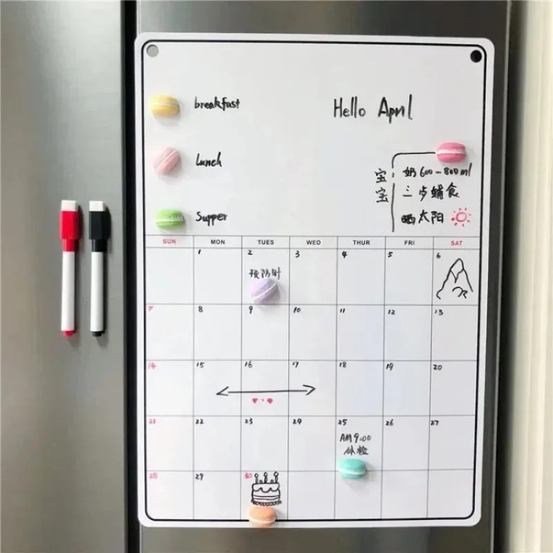 Fridge Magnetic Calendar Board – обзор и цена Magnetic Whiteboard Calendar