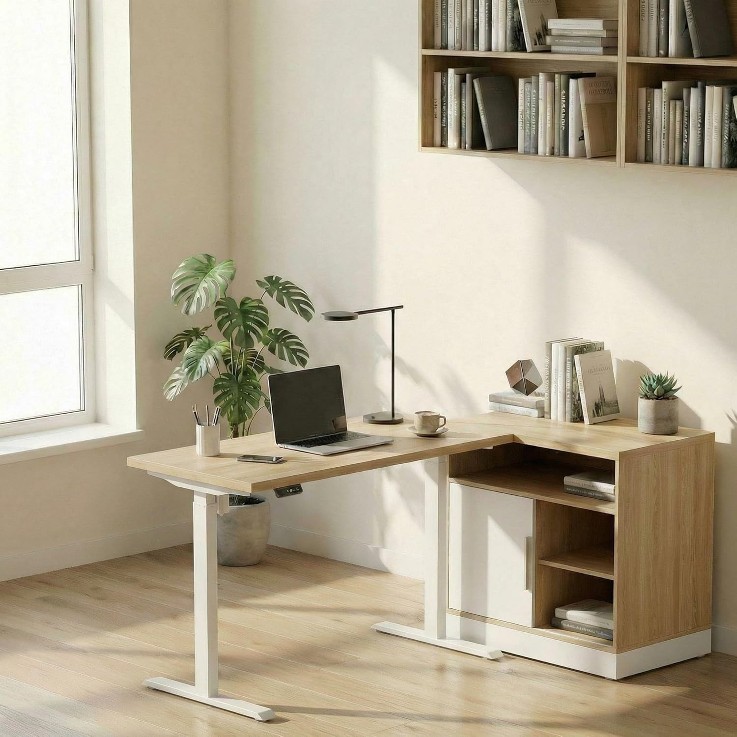 Electric Standing Desk with St – обзор и цена Office Furniture Credenza
