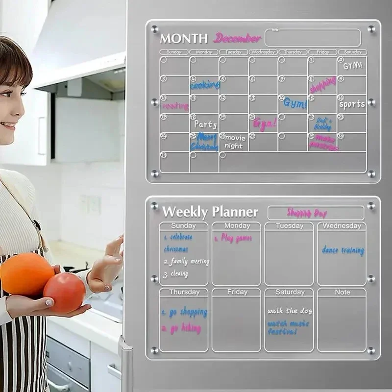 Fridge Magnet Sticker Clear Ac – обзор и цена Magnetic Whiteboard Calendar