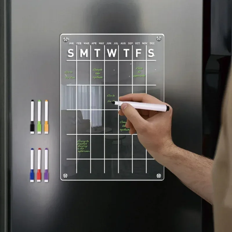 Fridge Magnet Sticker Clear Ac – обзор и цена Magnetic Whiteboard Calendar