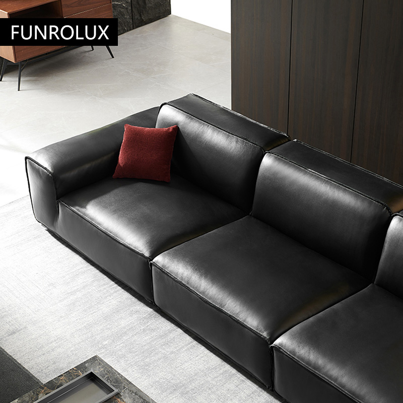 Big Black Cow Leather Sofa Off – обзор и цена Office Furniture In China