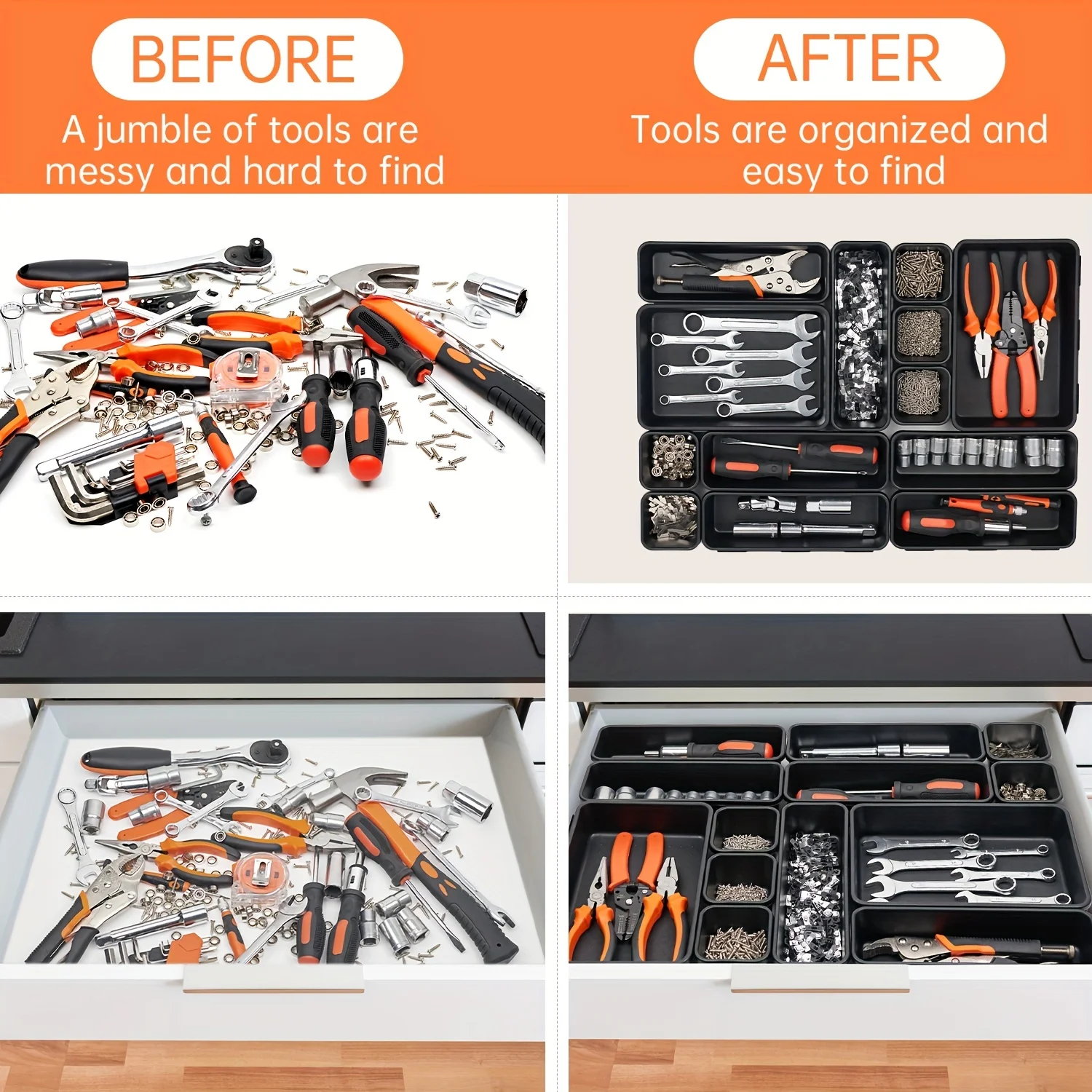 8/22/32pcs Tool Organizer Box  – обзор и цена Office Furniture Hardware