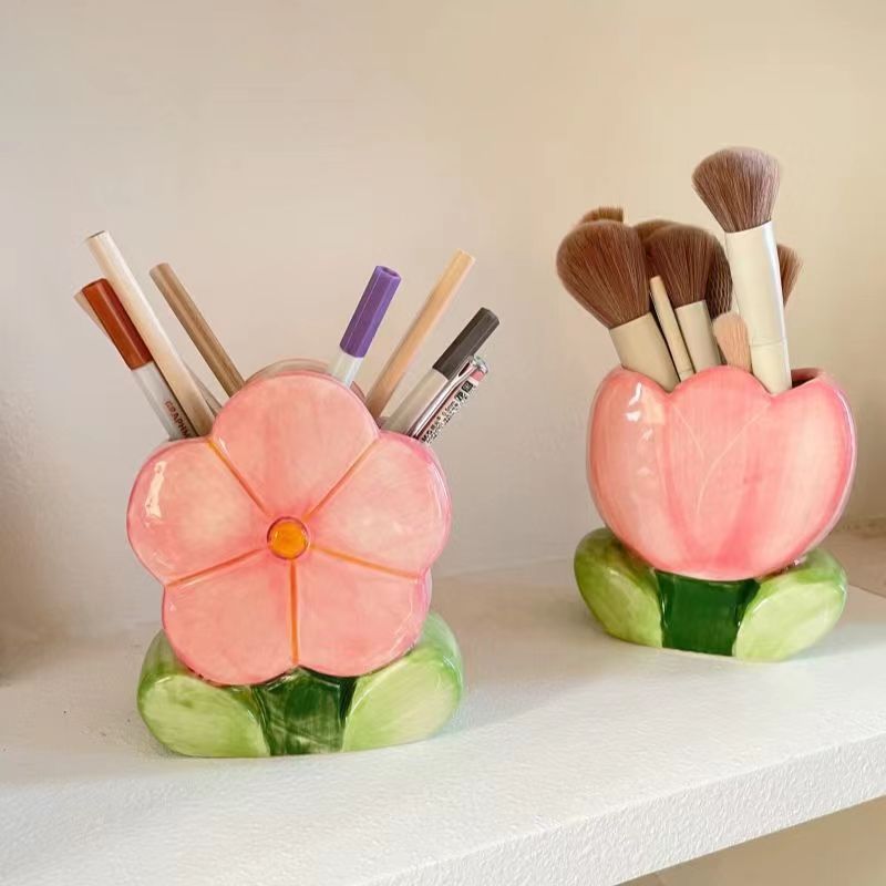 Flower Pen Holder Ceramic Desk – обзор и цена Cubicle Shelf Organizer