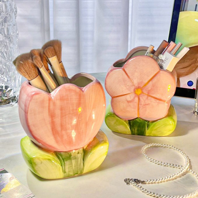 Flower Pen Holder Ceramic Desk – обзор и цена Cubicle Shelf Organizer