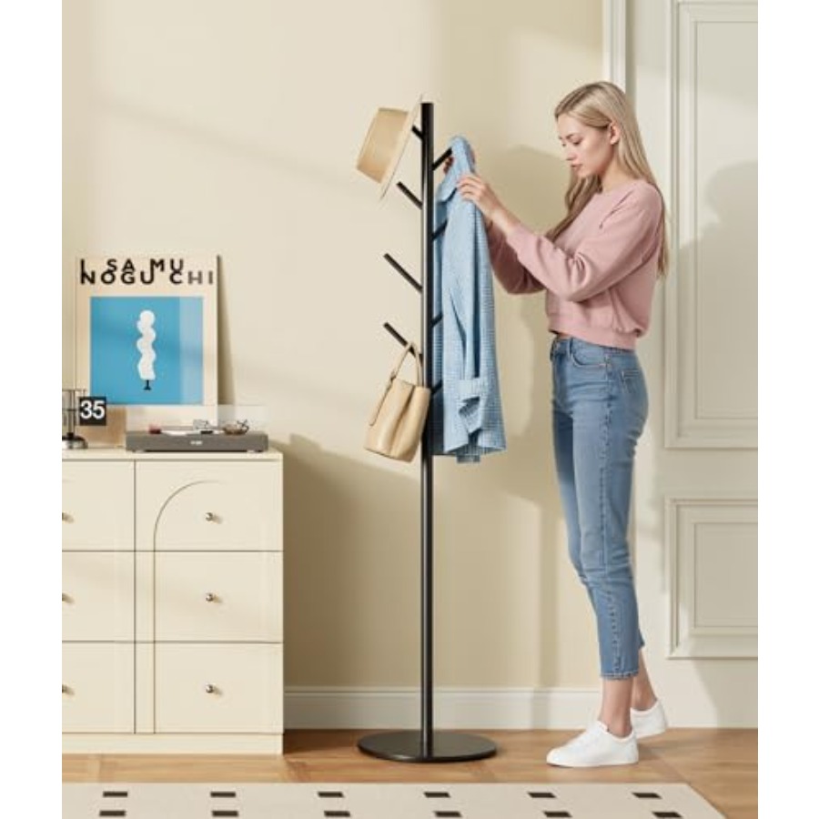 Coat Rack with 8 Hooks 3 Adjus – обзор и цена Coat Rack Standing