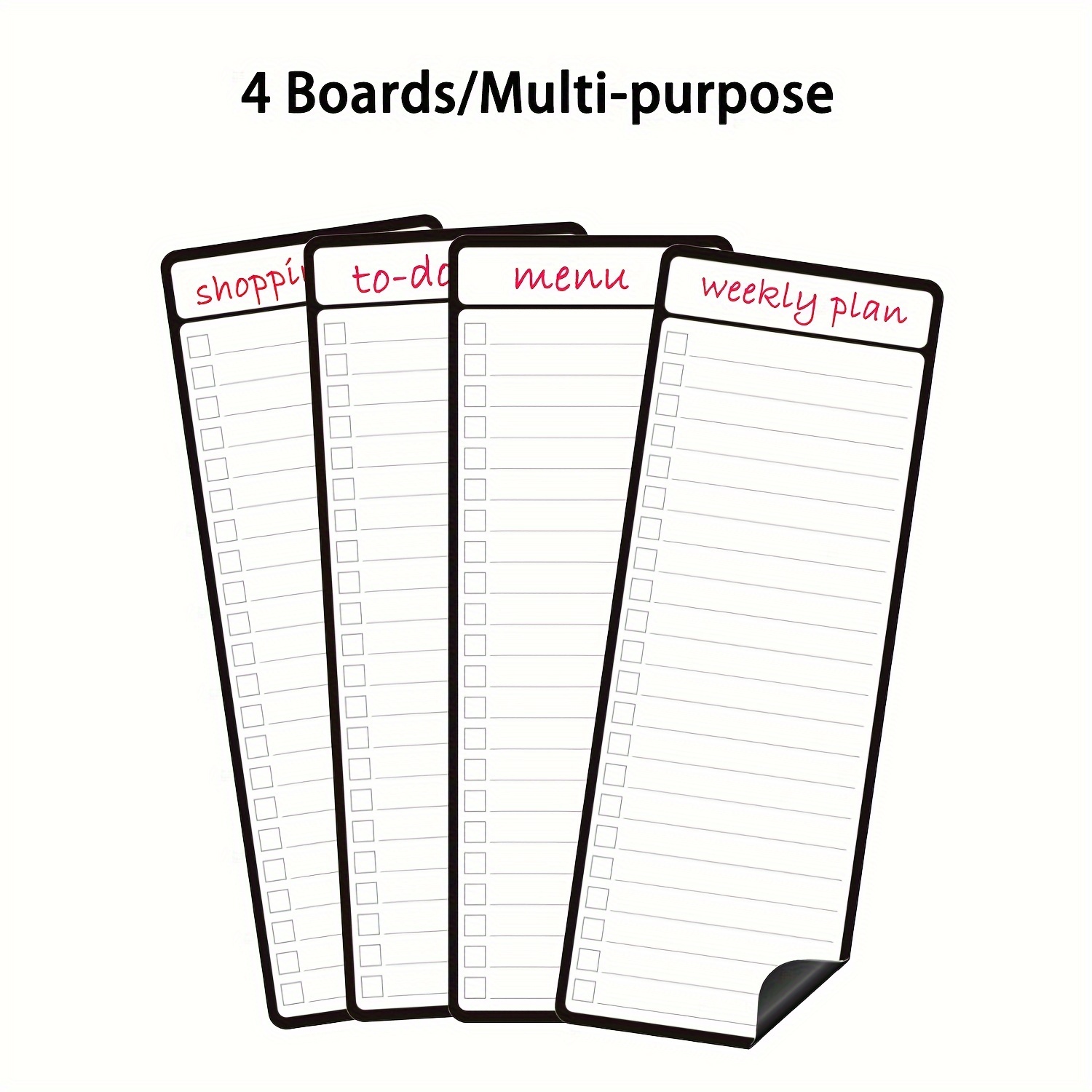 4pcs Magnetic Dry Erase List B – обзор и цена Magnetic Whiteboard Calendar