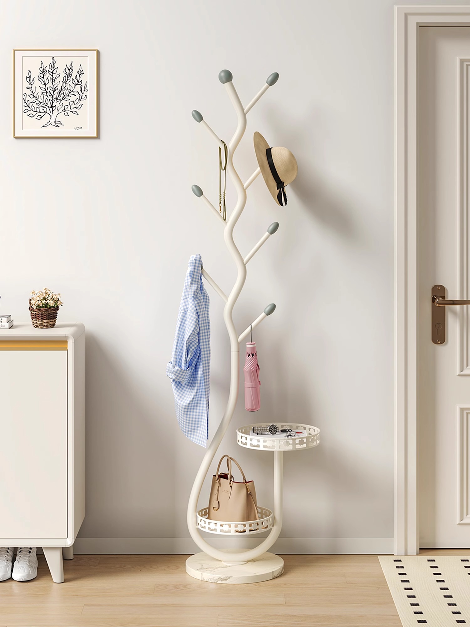 Nordic Style Carbon Steel Clot – обзор и цена Coat Rack Standing