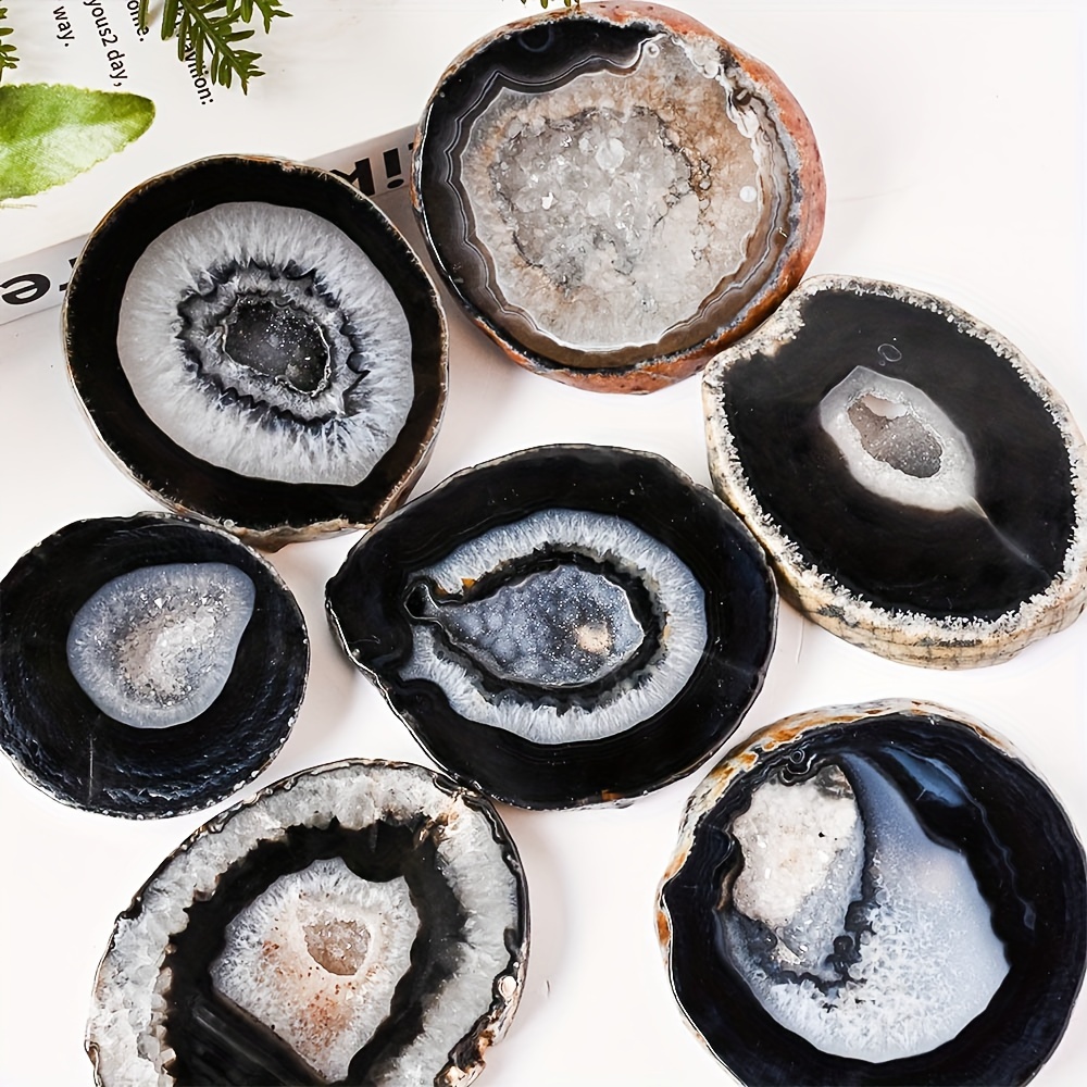 1pc Natural Black Agate Geode  – обзор и цена Office Furniture In China