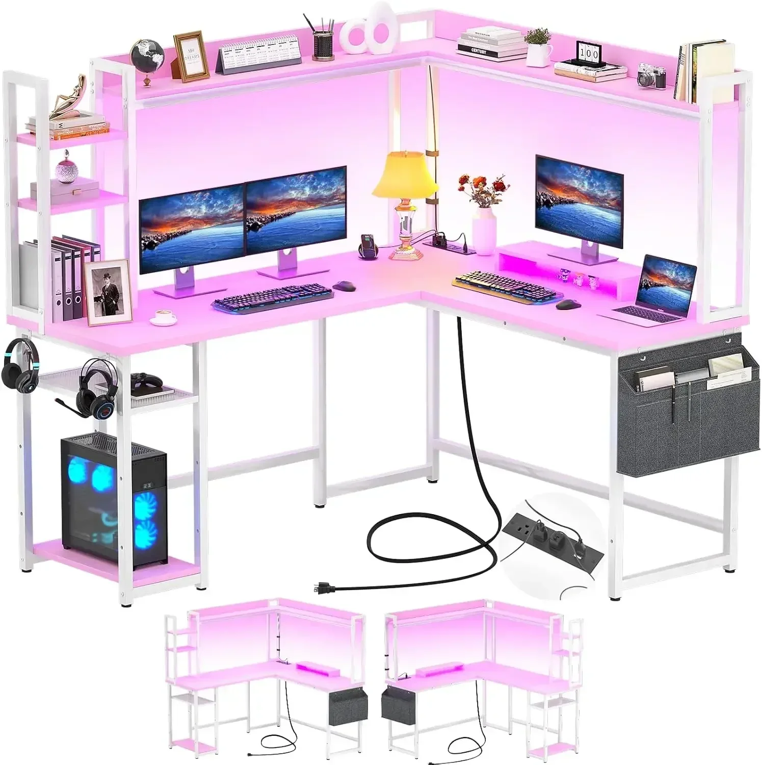Hot-sellingL Shaped Gaming Des – обзор и цена Gaming Desk With Hutch