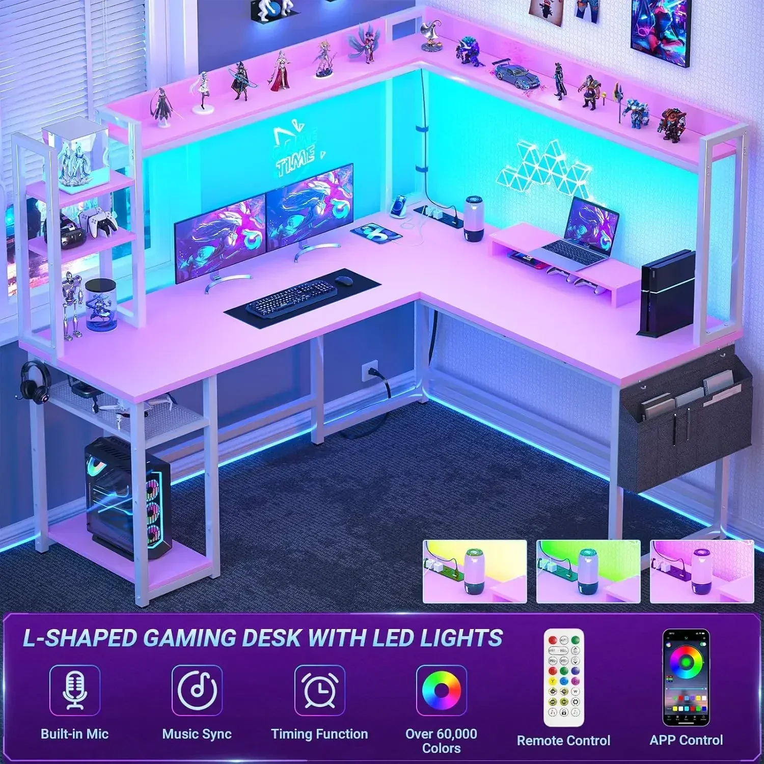 Hot-sellingL Shaped Gaming Des – обзор и цена Gaming Desk With Hutch
