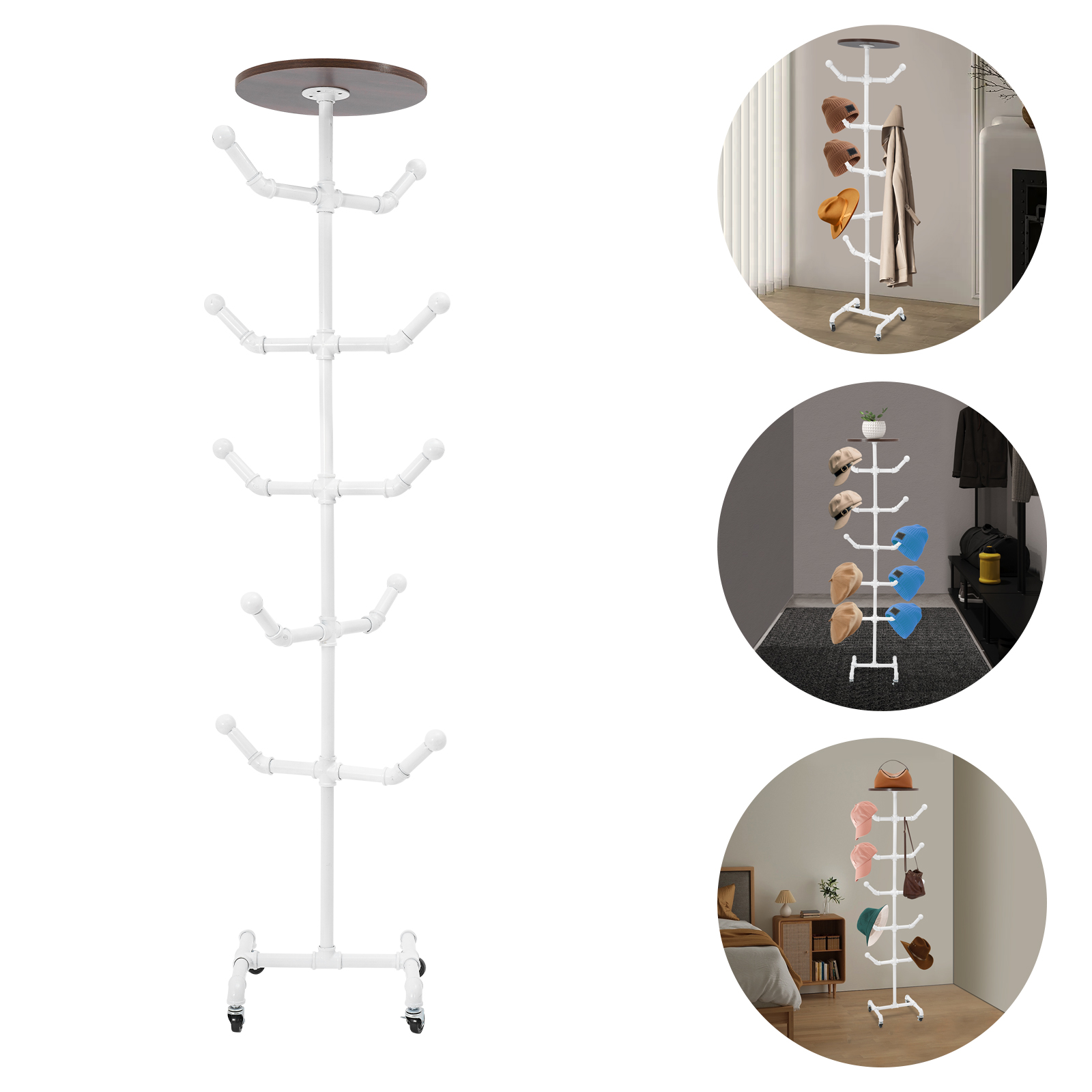 34x34x166cm Coat and Hat Stand – обзор и цена Coat Rack Standing