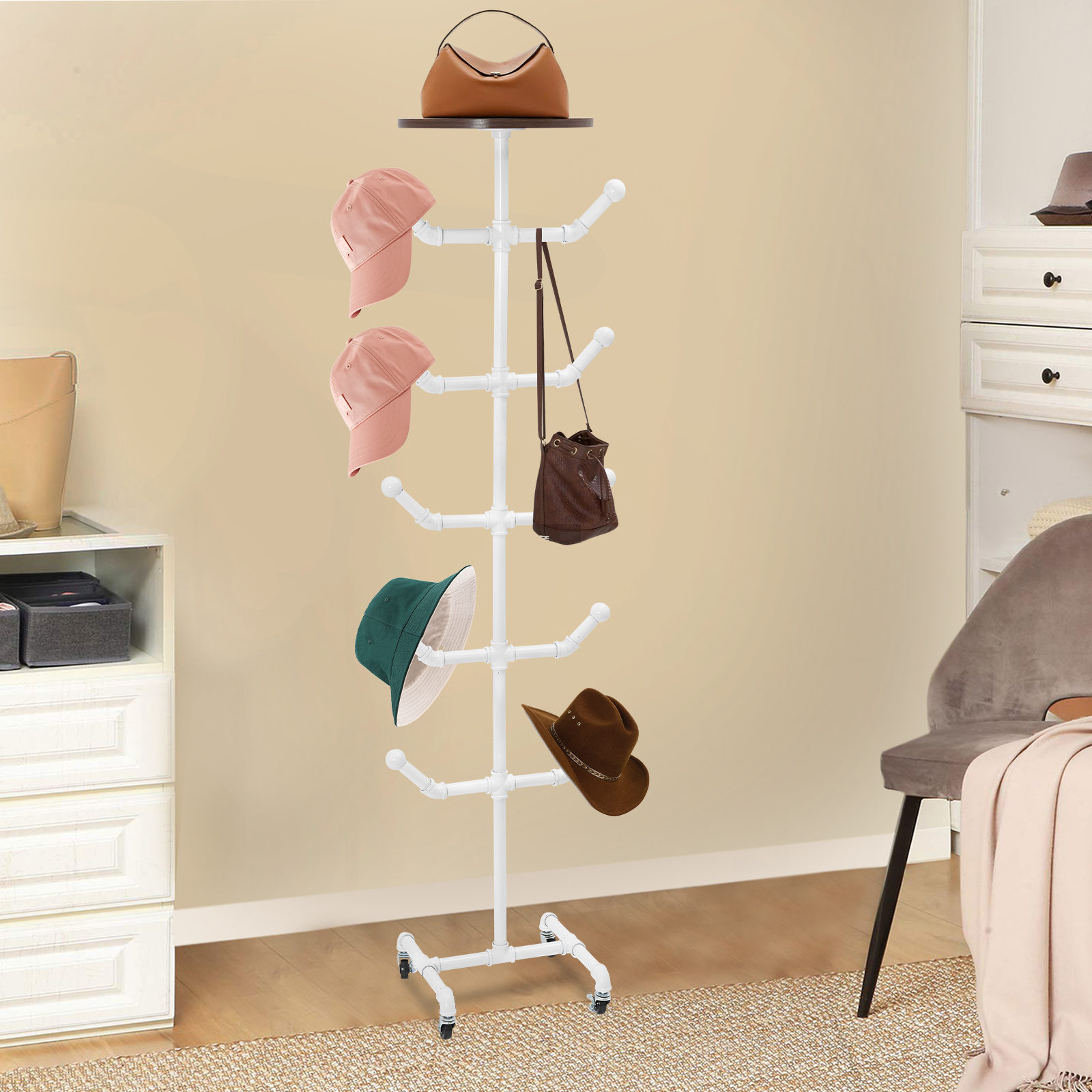 34x34x166cm Coat and Hat Stand – обзор и цена Coat Rack Standing
