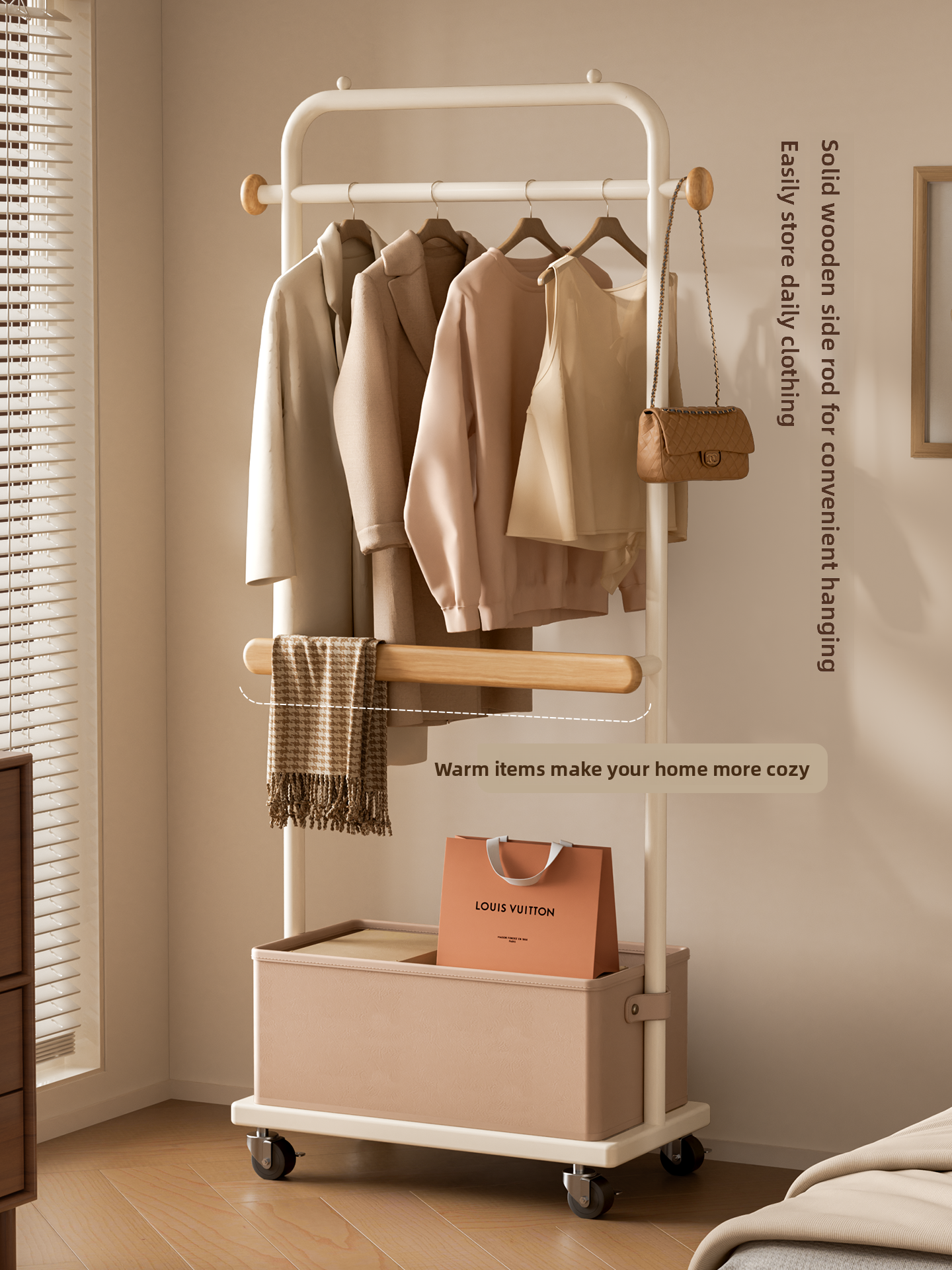 Bedroom Floor Standing Clothes – обзор и цена Coat Rack Standing