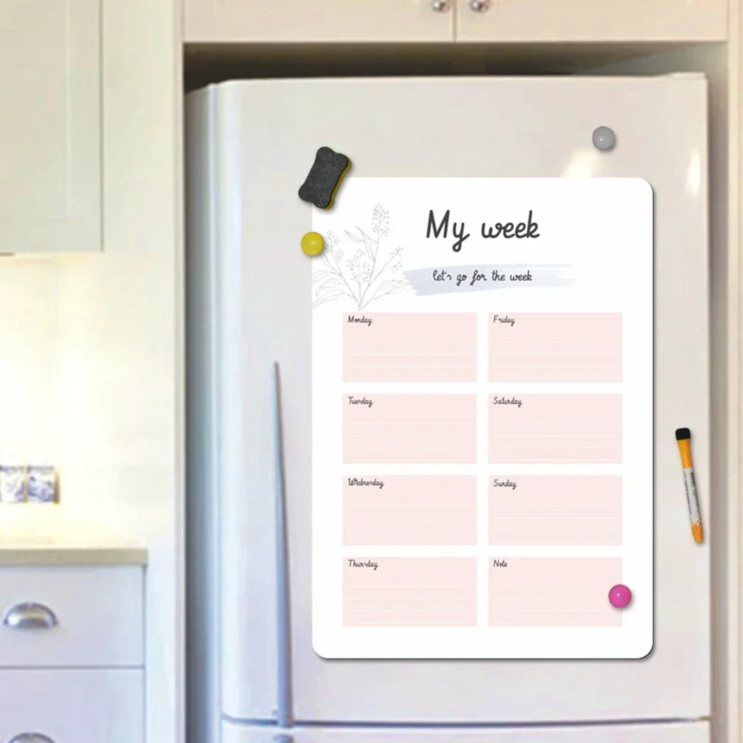 Magnetic Dry Erase Board Fridg – обзор и цена Magnetic Whiteboard Calendar