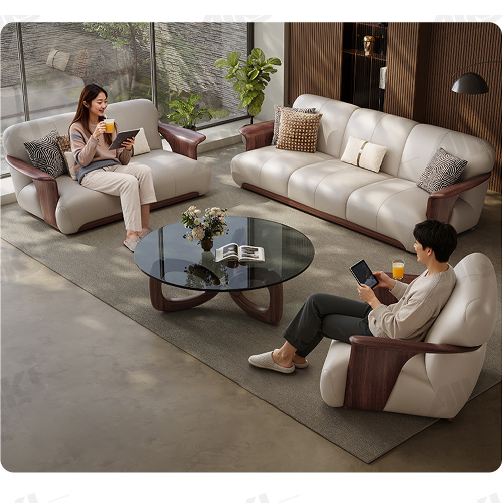 MANBAS Genuine Leather Sofa Co – обзор и цена Office Furniture In China